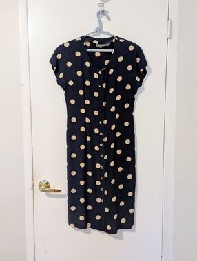 Vintage 100% Silk Dress M